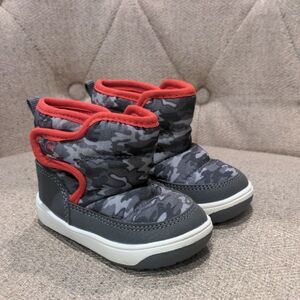 Baby Surprize By Stride Rite Aster Boots - Gray - Size 3